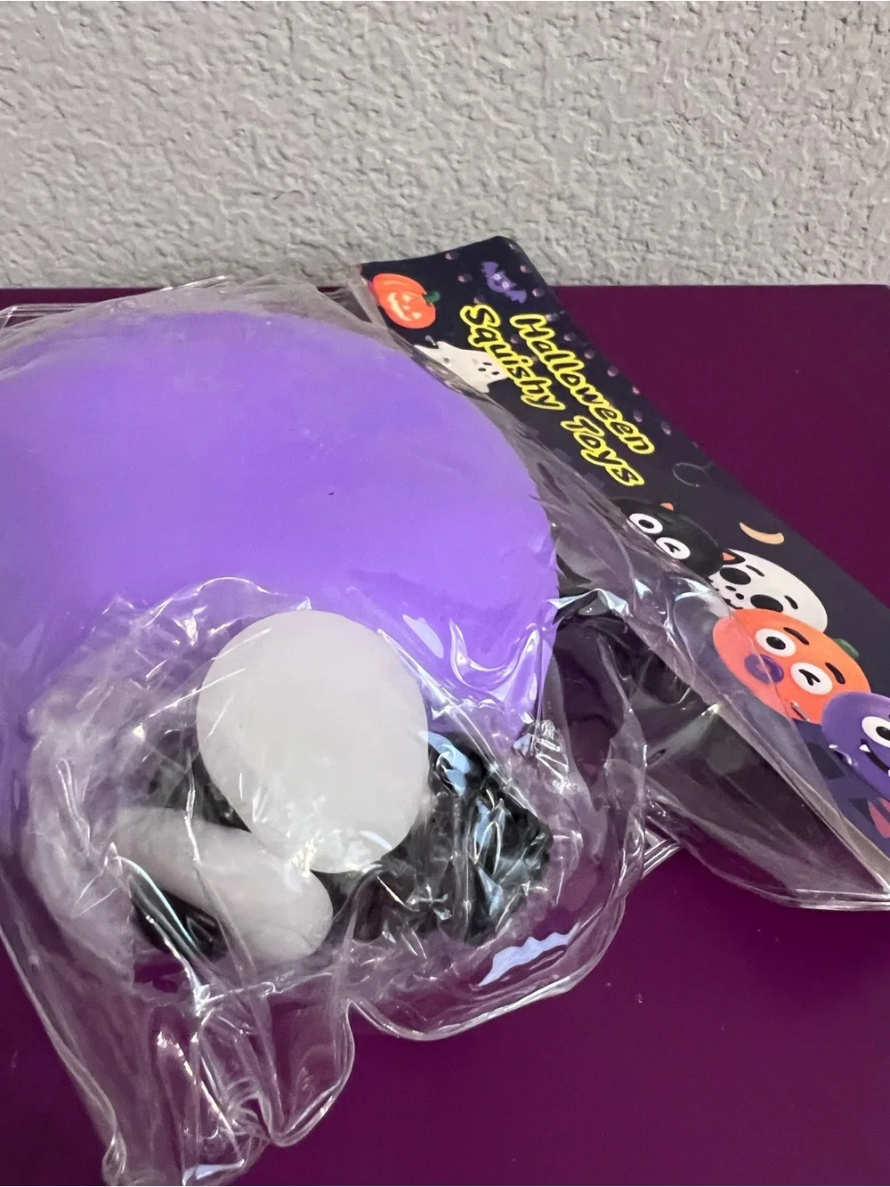 Purple Halloween Squishy Bat Face 💜🦇💜🦇